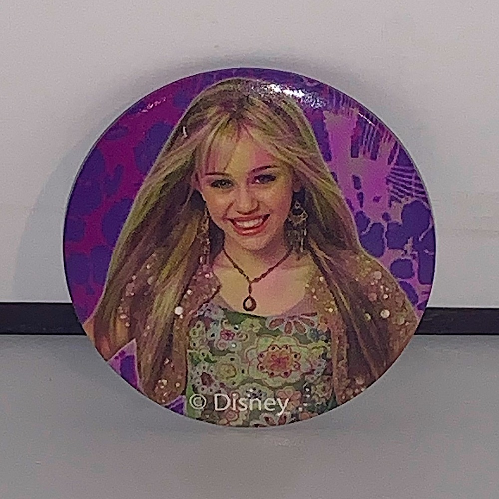 👩‍🎤 [4/$25] DISNEY HANNAH MONTANA COLLECTIBLE PIN BACK BUTTON BADGE 👩‍🎤
